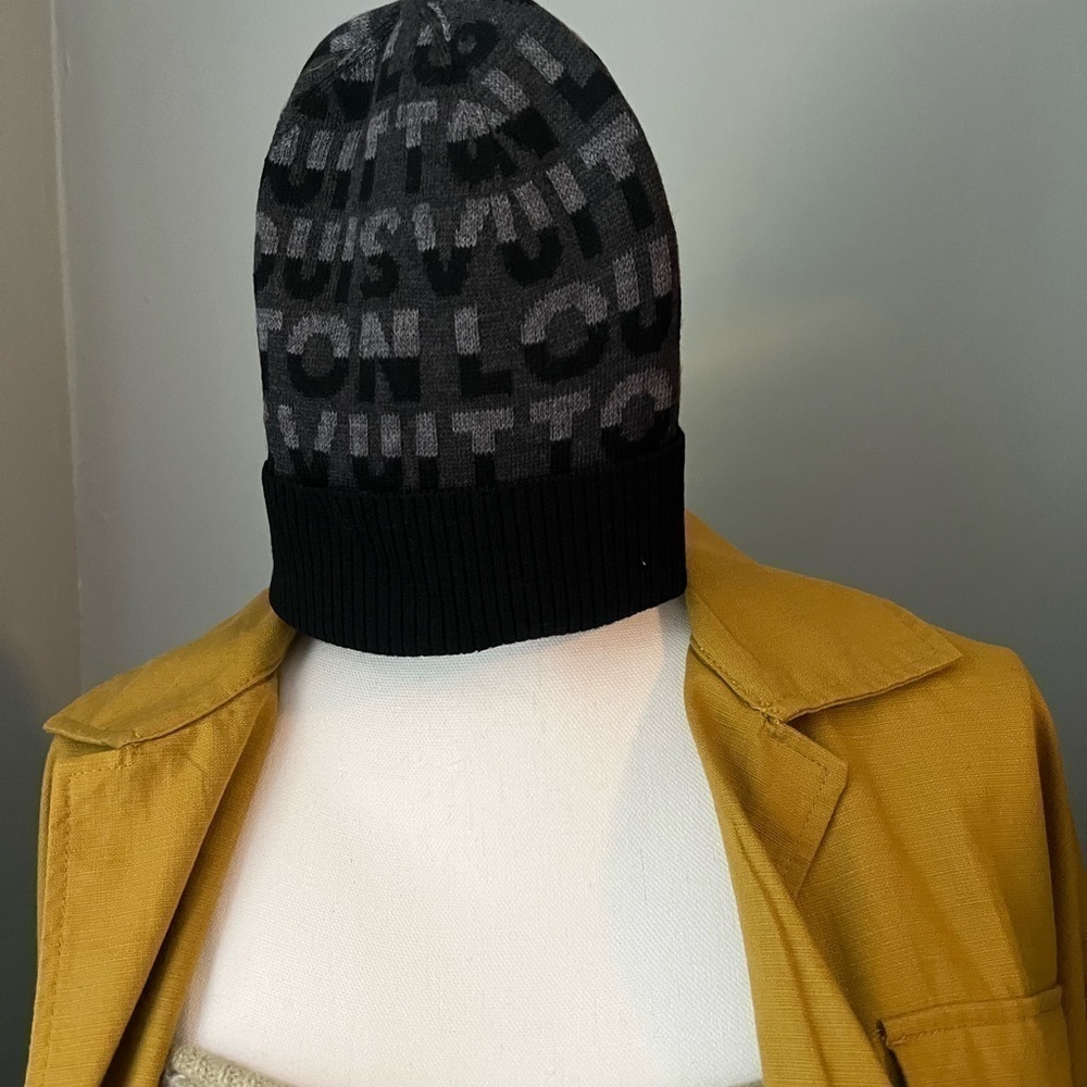 𝅺louis vuitton bonnet Anthracite
